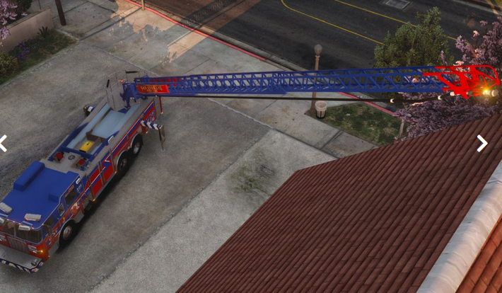 Pierce Arrow Ladder Fire Truck