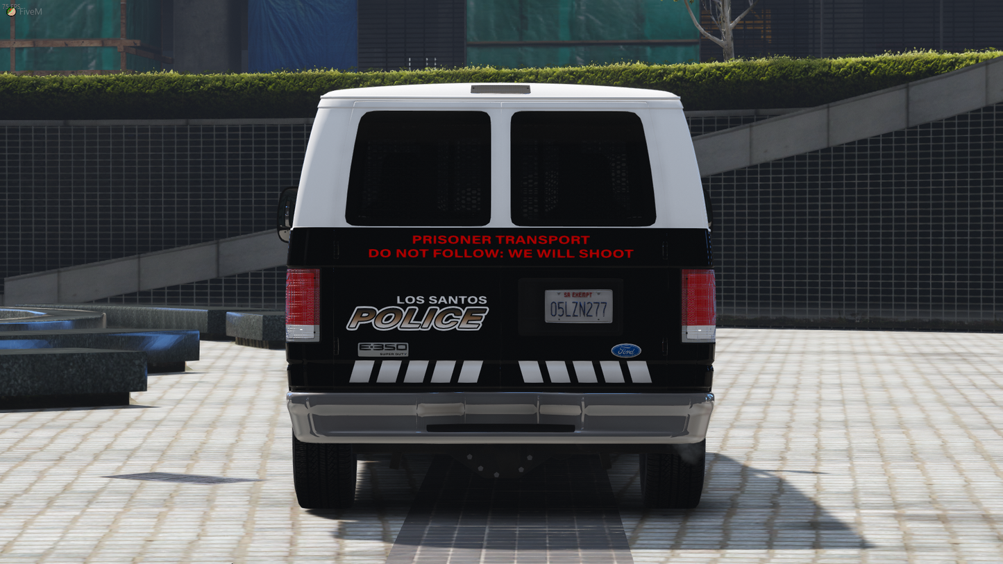 Ford E350 Prisoner Transport Van