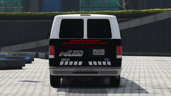 Ford E350 Prisoner Transport Van – FiveM Mods