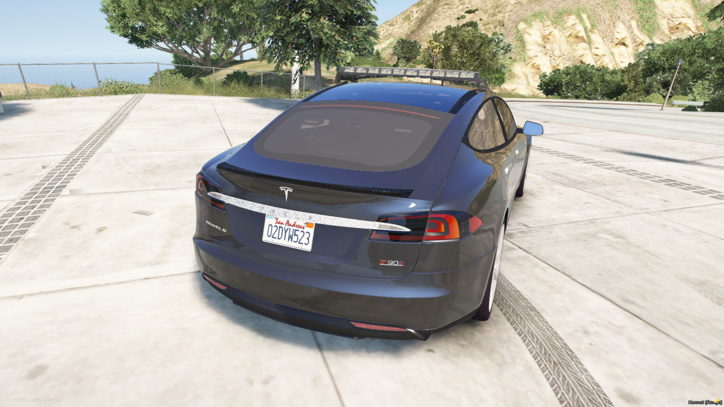 2020 Tesla Model S Unmarked Vehicle – FiveM Mods