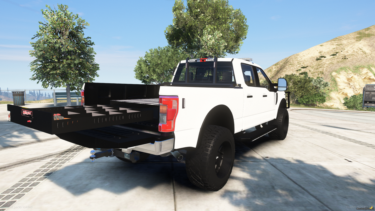 2021 F350 Lifted Unmarked Pickup Truck