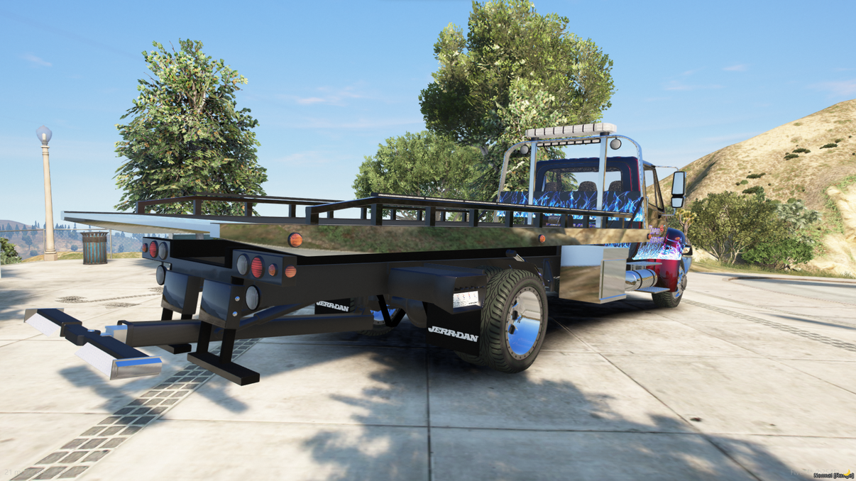 2021 International Durastar Rollback Towing Truck – FiveM Mods