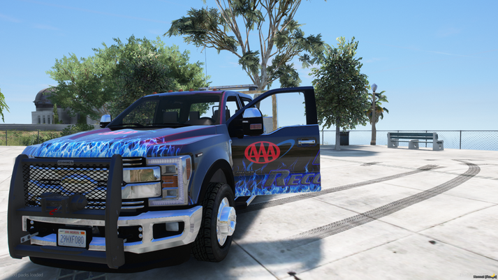 2020 Ford F550 Rollback Towing Truck – FiveM Mods