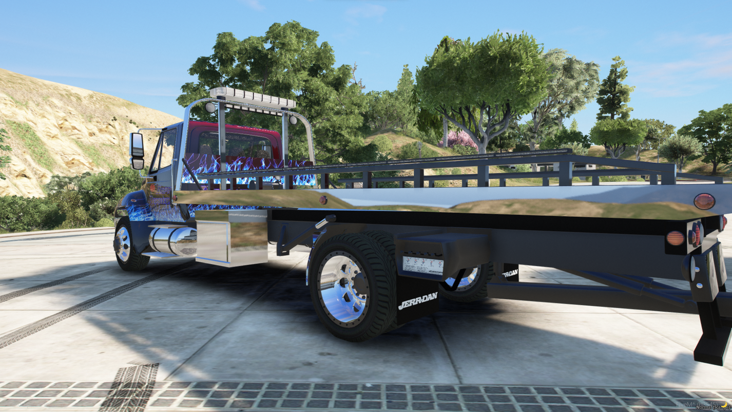 2021 International Durastar Rollback Towing Truck – FiveM Mods