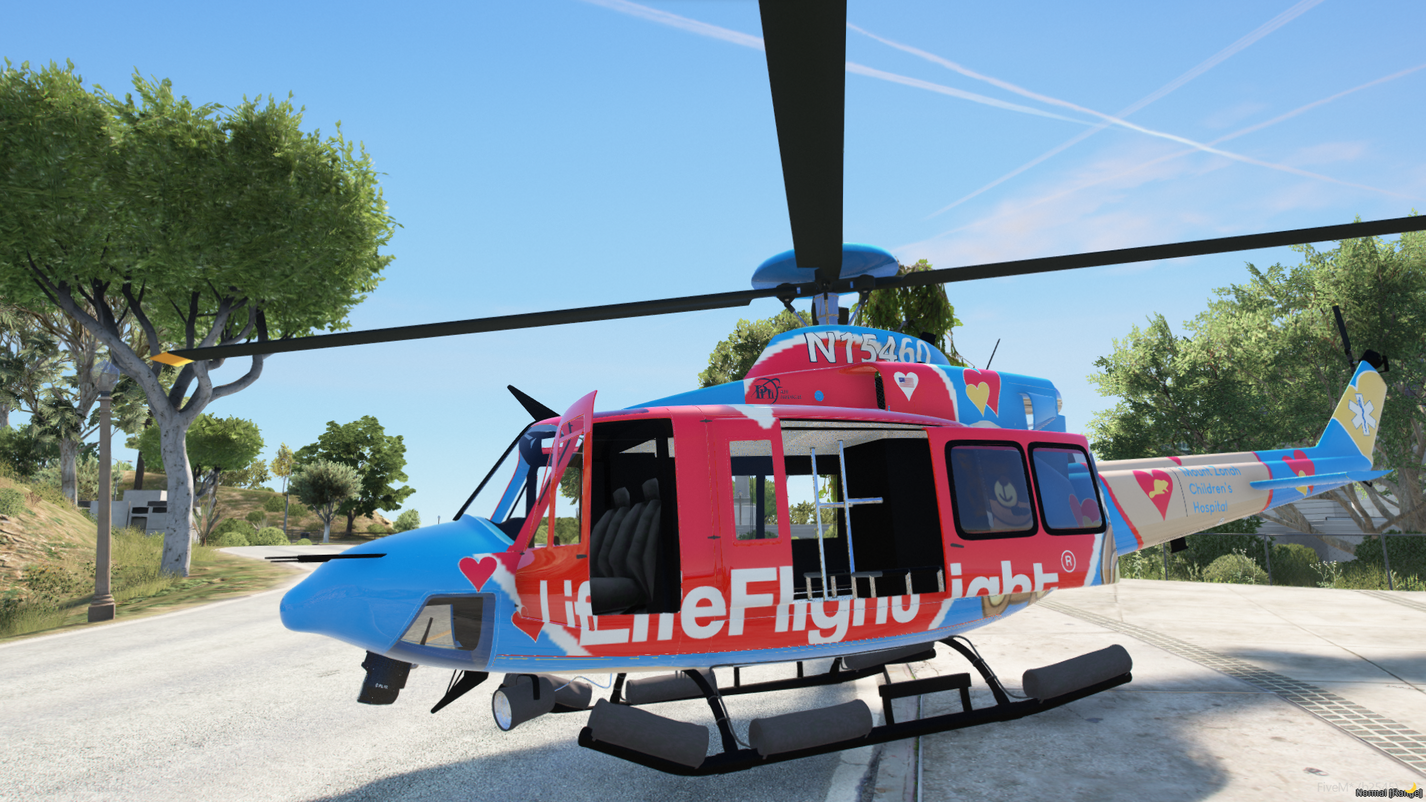 Bell 412 Helicopter – FiveM Mods