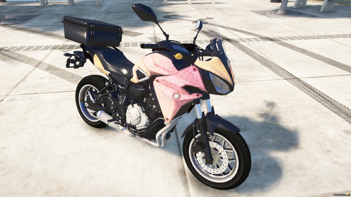 Yamaha Unmarked Motorcycle